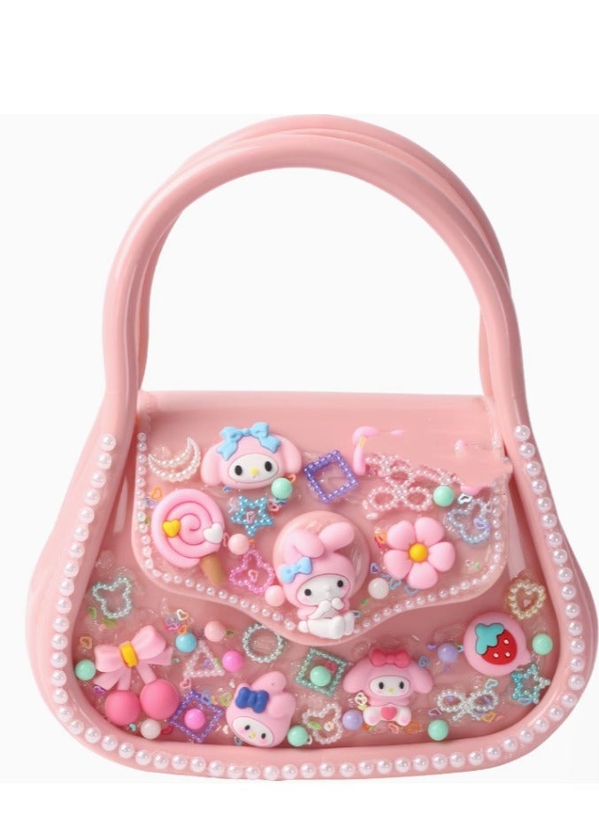 Children's Handbag Handmade Material Bag Princess Bag Crossbody Bag Girl's Birthday Children's Day Gift  - Image 2