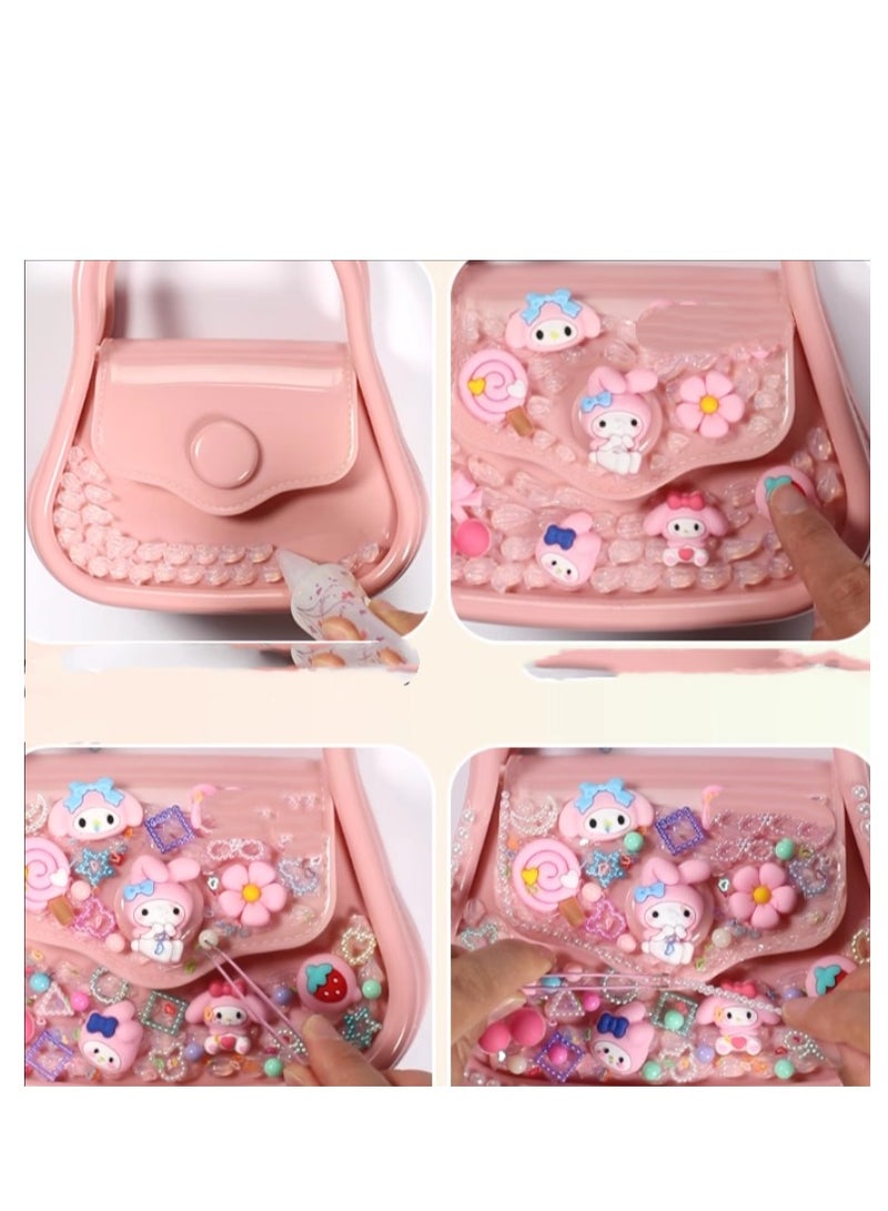 Children's Handbag Handmade Material Bag Princess Bag Crossbody Bag Girl's Birthday Children's Day Gift  - Image 4