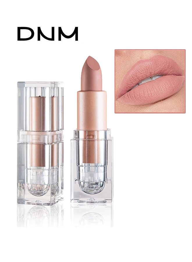 دي ان ام شفاه الشفاه العاري غير اللامع لملوفة الشفاه غير اللامعة غير المكررة كأس عارية شفاه شفاه غير ماتي وصمة شفاه طويلة الأمد للماء للنساء للبنات اليومية لمكياج الشفاه (الوردي العري) - Image 1