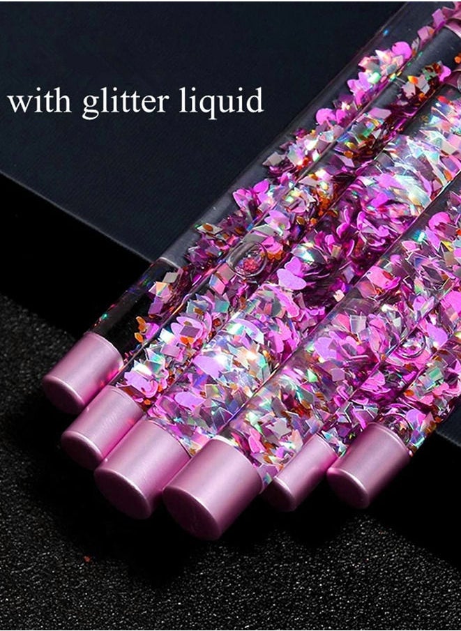 Generic Unicorn Fan Makeup Brush Set  - Image 2