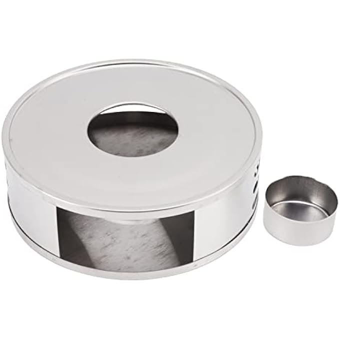 Jectse Stainless Steel Teapot Warmer Hollow Design Candle Heater For Tea Coffee And Milk Compact And Practical Transverse Hole - Image 2