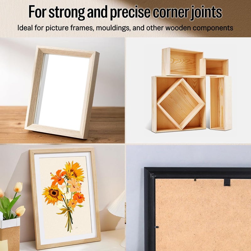 Meite Hardwood Type 10.3mm Diameter V Nails 7mm Length 9/32-Inch for Picture Frame Joiner V1015B V-Nailer Pneumatic Joining Corners Tool 4,000 PCS/Box - Image 4