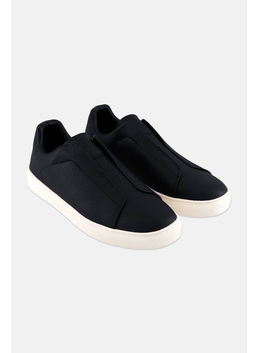 Algspar Men Slip On Casual Shoes, Black  - Image 1