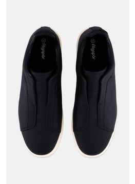 Algspar Men Slip On Casual Shoes, Black  - Image 3