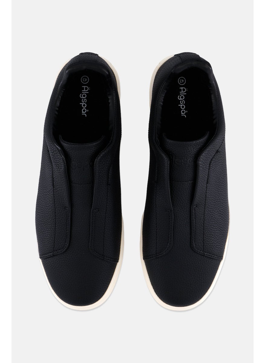 Algspar Men Slip On Casual Shoes, Black  - Image 3
