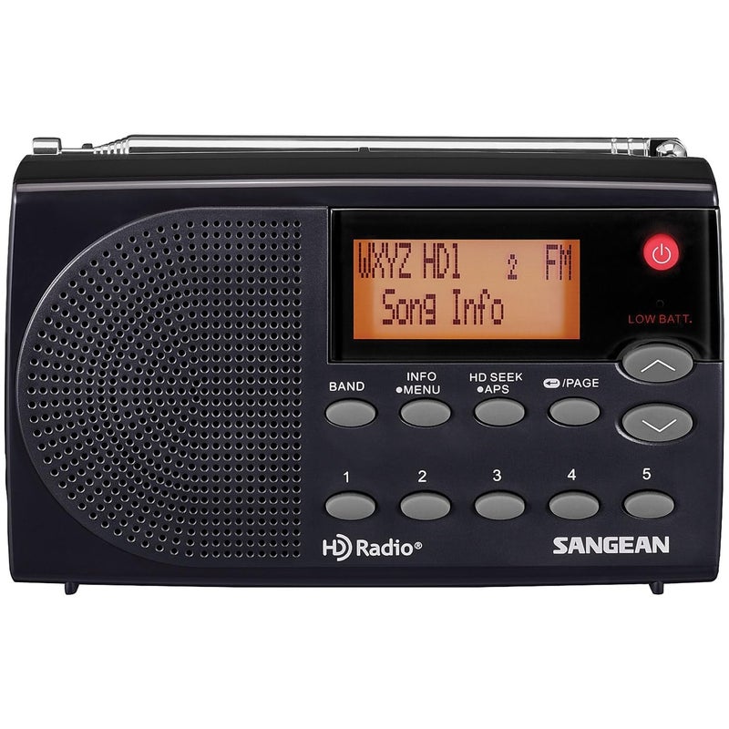 Sangean HDR-14 HD Radio/FM Stereo/AM Portable Radio, - Image 5
