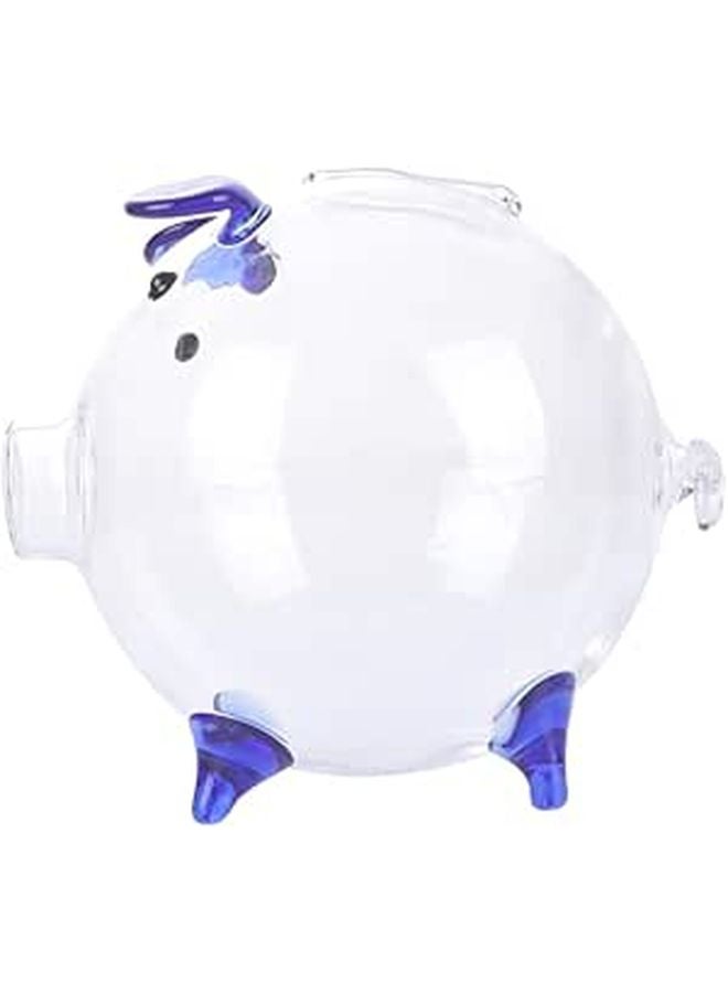 Transparent Glass Piggy Bank Money Box For Home Decor Saving Habits Teaching - Image 1