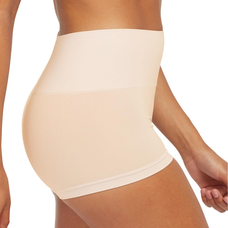 SPANX SPANXshape Everyday Shaping Boyshort - Comfortable Core Control Shapewear Underwear - Invisible Under Clothes - No-Show - Soft Nude - Medium - Image 2