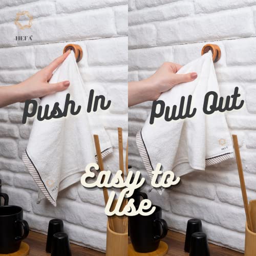 HEFA Towel Holder, Towel Hooks, Dish Towel Holder, Kitchen Organization, Bathroom Accesories, Kitchen Towel Hook, Kitchen Towel Holder, Christmas Gift, Kitchen Gadgets 4 Pack - Image 2