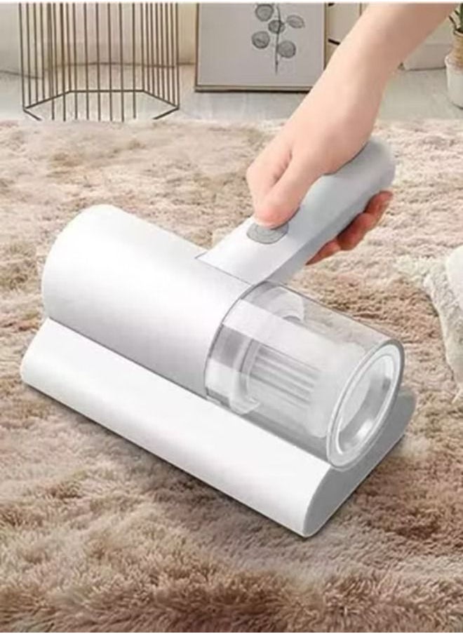 Generic - Portable Mites Remover Dust Collector Handheld Wireless Vacuum Cleaner Household Home Instrument Mini Sterilizer Rechargeable Brush with Large Suction For Bed Pillows Cloth Sofas and Carpet Acaricide - Image 1