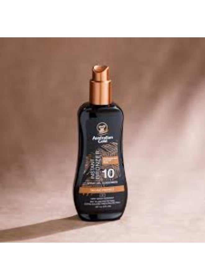 أوسترليان جولد جل بخاخ برونزر فوري من الذهب الأسترالي، واقي من الشمس بعامل حماية من الشمس SPF10، 237 مل - Image 4