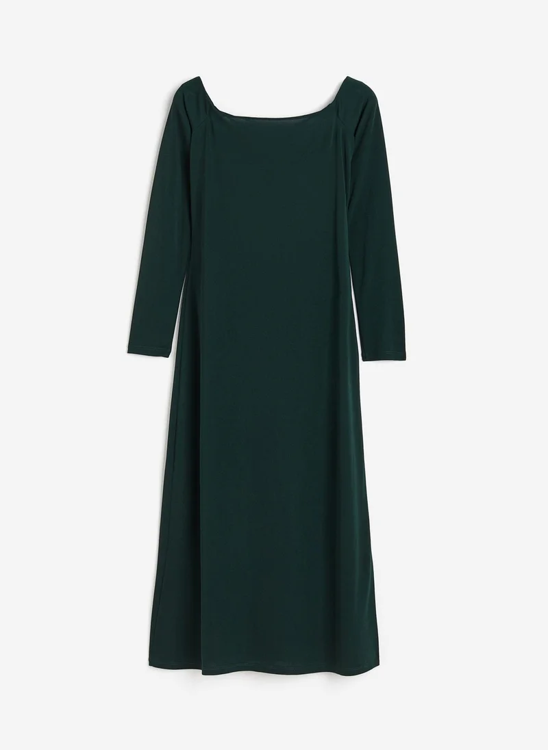 H&M Off The Shoulder Jersey Dress