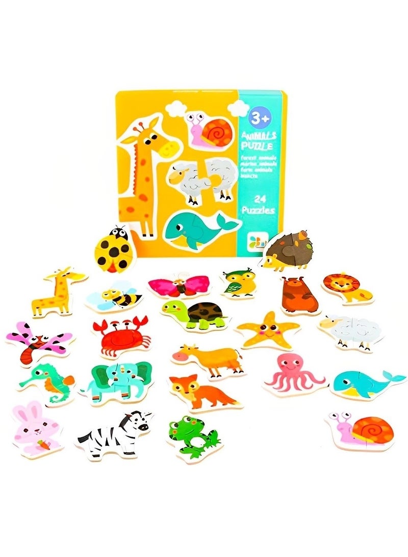 UKR Animals Matching Puzzle for Kids – Fun Educational Game for Early Learning and Cognitive Development - Image 1