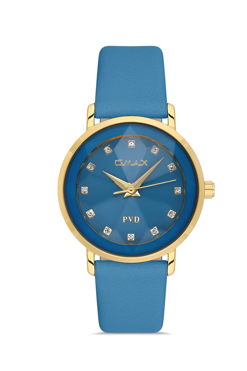 OMAX Women’s Wrist-Watch | Analog | Leather Strap | Elegant Design - Image 1