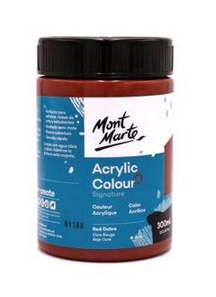 Mont Marte Mont Marte Acrylic Colour Paint 300ml - Red Ochre 