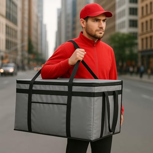 musbus حقيبة تقديم معزولة موسبوس 22x14x13 جداً حرارية XXXL لحفظ الطعام - Image 4