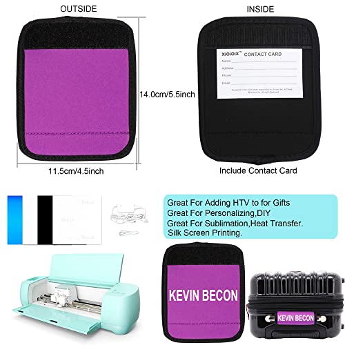 XiOiOiX Luggage Handle Wrap-Neoprene Luggage identifiers for Suitcases Unique Bright Luggage Tags/Spotter/Markers/Handle Cover Travel Accessories - Image 2