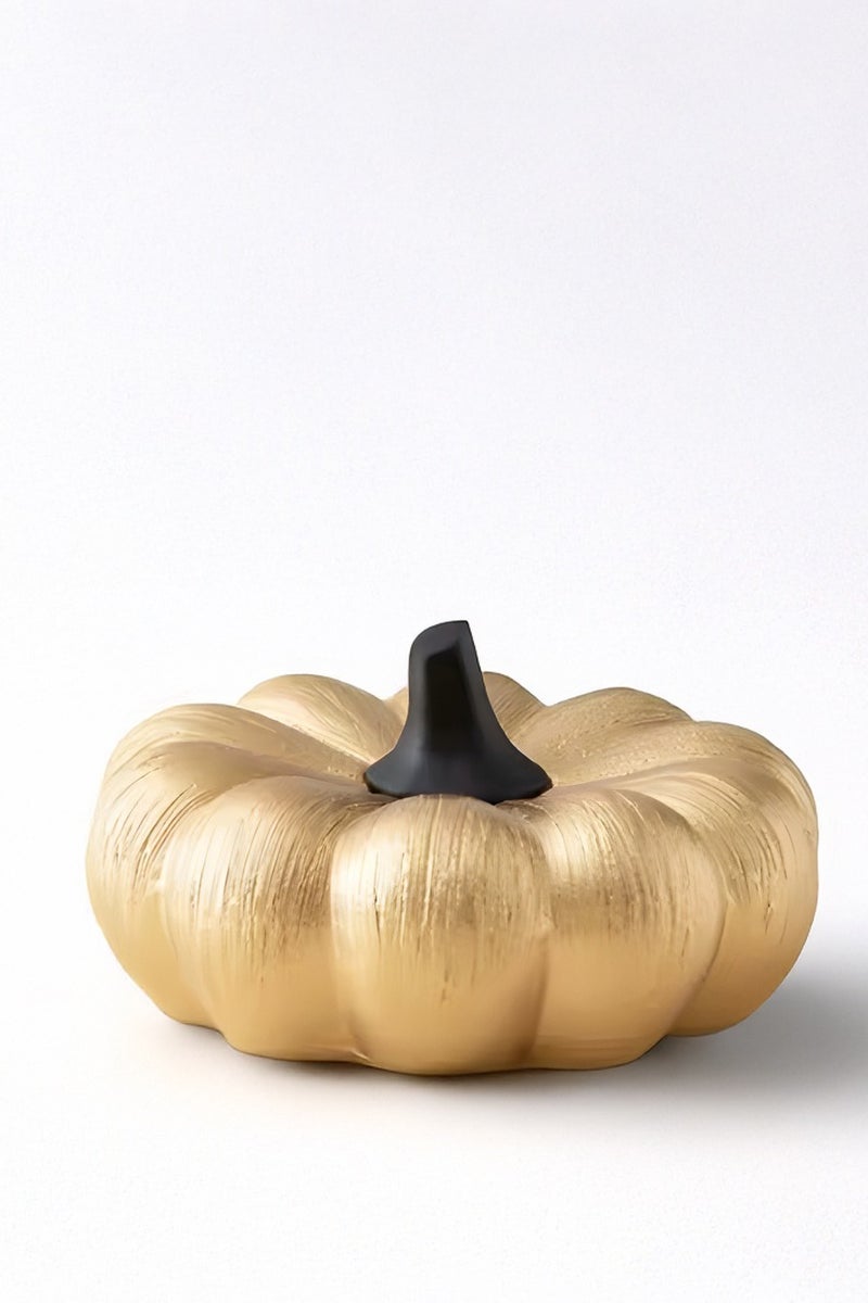 My Pumpkin Pumpkin Ceramic Decorative Art Sculpture Living Room Display Statue Model Home Decor Gold - Image 1