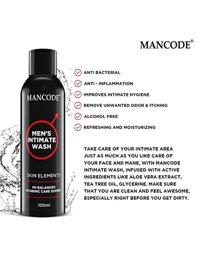 MAN CODE Intimate Wash For Men Men'S Personal Intimate Hygiene ; Prevents Itching & Bad Odor ; Irritation And Dryness Caused By Sweating ; Maintains Ph Balance No Mineral Oil (Pack Of 2)  - Image 3