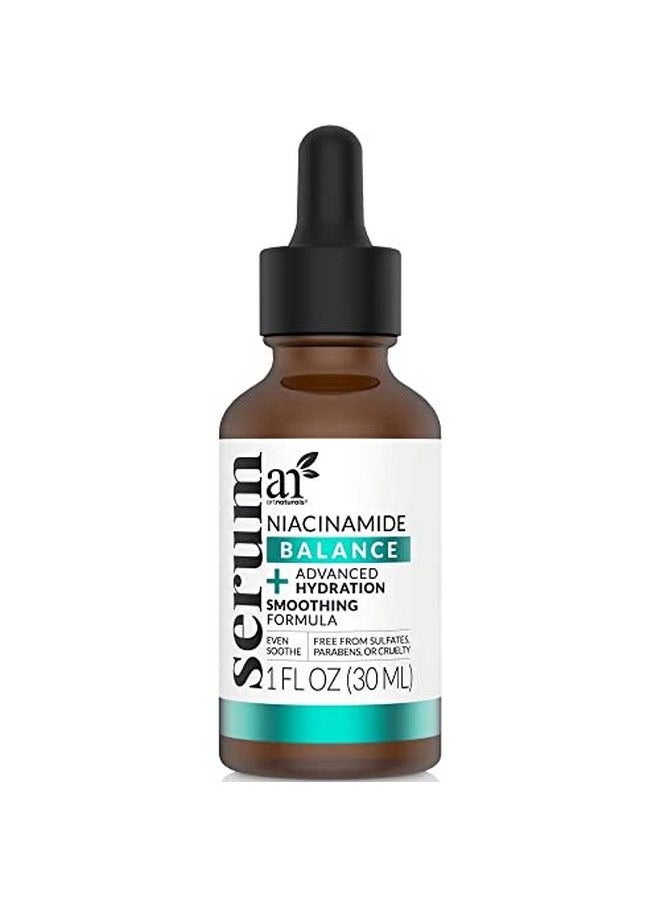 artnaturals Niacinamide Face Serum Advanced Serum With Hyaluronic Acid Vitamin B3 Saffron And Sunflower Oil Pore Reducer 1 Oz  - Image 1