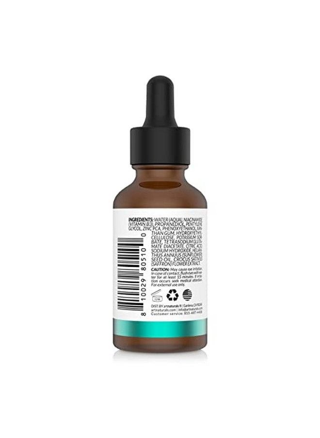 artnaturals Niacinamide Face Serum Advanced Serum With Hyaluronic Acid Vitamin B3 Saffron And Sunflower Oil Pore Reducer 1 Oz  - Image 4