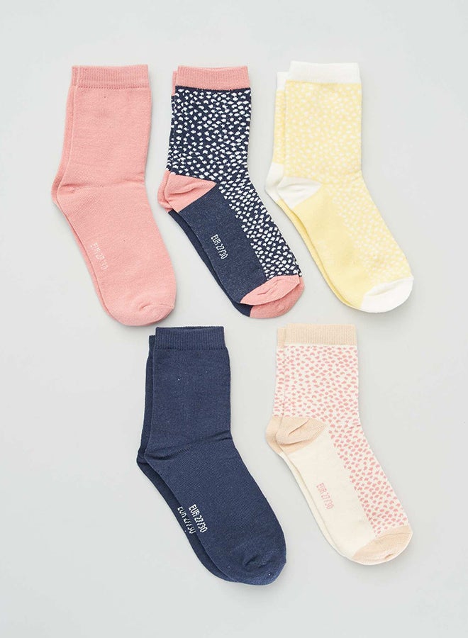 Kiabi Pack of 5 pairs of socks (Printed)  - Image 2
