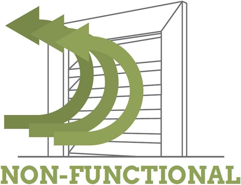 Ekena Millwork 14"W x 24"H Arch Top Surface Mount PVC Gable Vent: Non-Functional, w/ 3-1/2"W x 1"P Standard Frame - Image 4