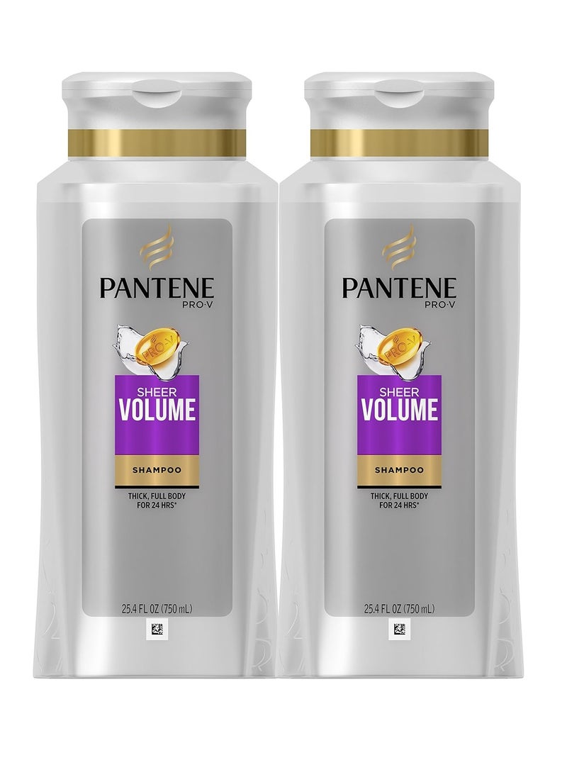 Pantene, Shampoo, Pro-V Sheer Volume for Fine Hair, 25.4 fl oz, Twin Pack - pzsku/Z172D3BA372DFFDB08AAAZ/45/_/1738412381/c42d9462-57e5-413e-a9c8-15cd42618e71