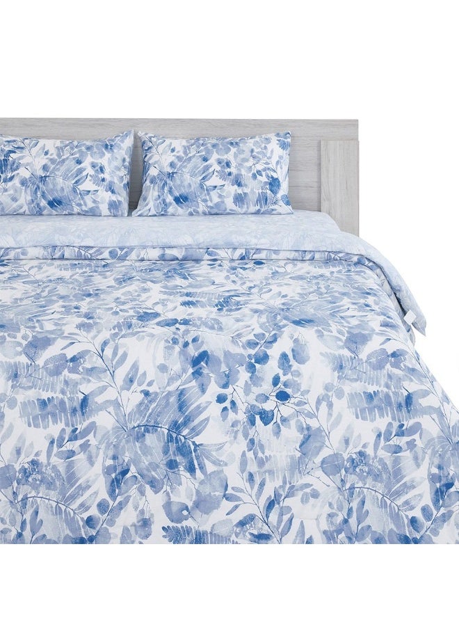 Indigo Queen-Sized Cotton Comforter Set, Multicolour - 230X220Cm - pzsku/Z172D4347DAC9495F6C2AZ/45/_/1736868641/36574a18-c930-475e-be85-04924278f45e