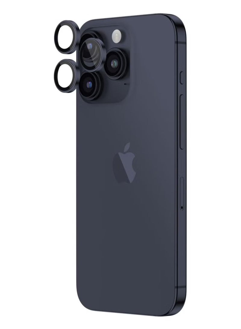 ACLIX iPhone 15 Pro MAX Camera Lens Protector Supreme Tempered Glass Crystal AR Lens Defender - Blue - Image 1