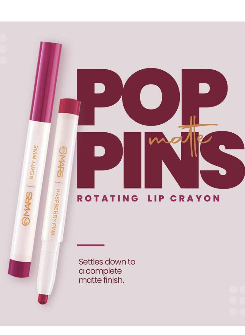 مارس قلم تلوين الشفاه بوبينز طويل الأمد قابل للسحب من مارس، 1.3 جم 06 BLUSHING NUDE - Image 4