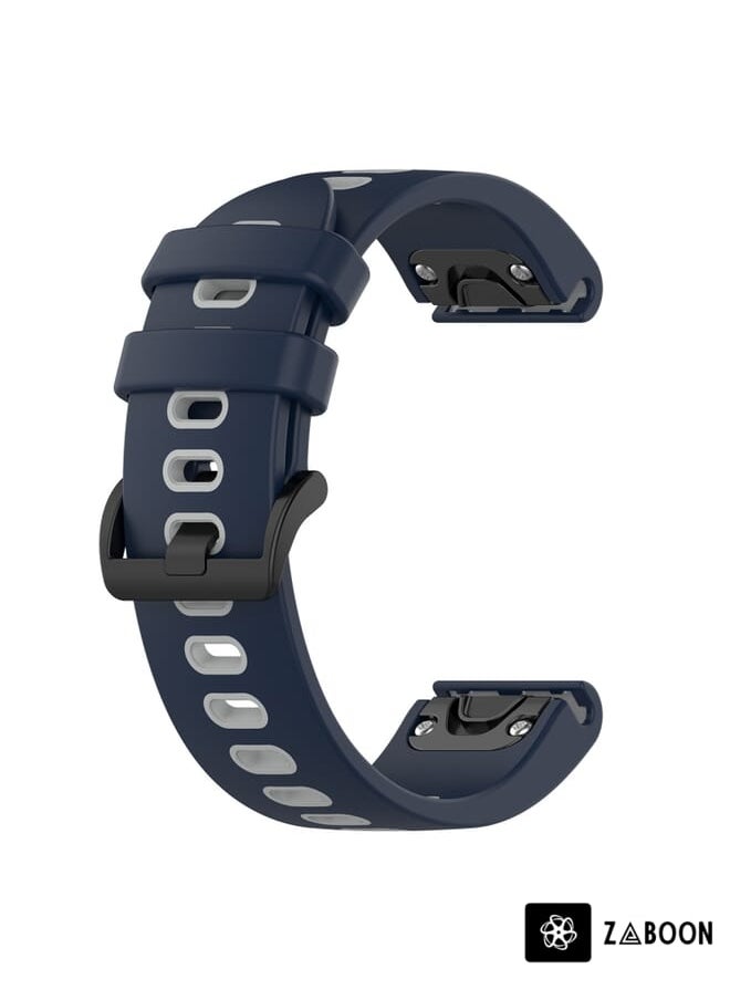Zaboon - Replacement Band For Amazfit Falcon 22mm Two-Color Sports Silicone - Image 1
