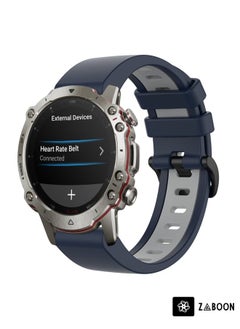 Replacement Band For Amazfit Falcon 22mm Two-Color Sports Silicone