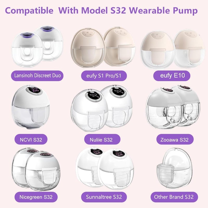 IVARONAL 12 قطعة صمامات دك بيل من السيليكون متوافقة مع مضخات الثدي eufy S1 Pro S1 E10 Lansinoh Discreet Duo NCVI NICEGREEN Nuliie Zooawa S32 استبدال أجزاء مضخة S32 لمضخة Lansinoh - Image 2