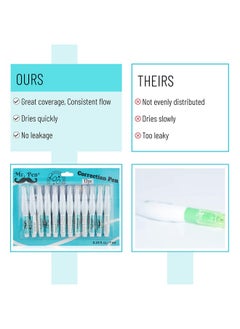 Mr. Pen Correction Pen, Correction Fluid, Pack Of 12, Correction Liquid White, White Correction Fluid, White Fluid, White Out, Wipe Out Liquid, Wide Out Fluid, White Correction Tape Pen Fluid  - Image 3