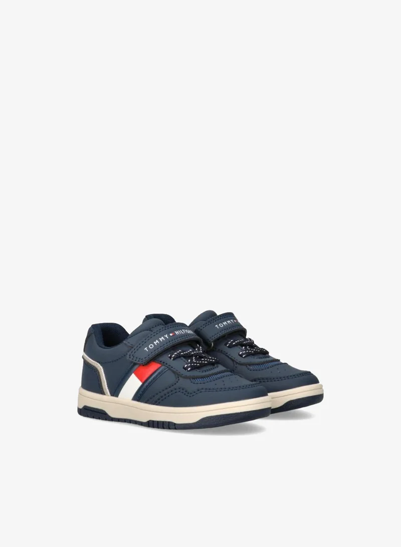 Tommy Hilfiger  Kids Low Top Lace Up And Velcro Sneakers  | Best Price UAE