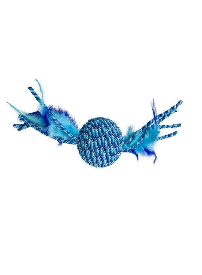 SPOT Ethical Pets 52072 Elasteeez Ball/Feathers Pet Feather Toys - Image 1