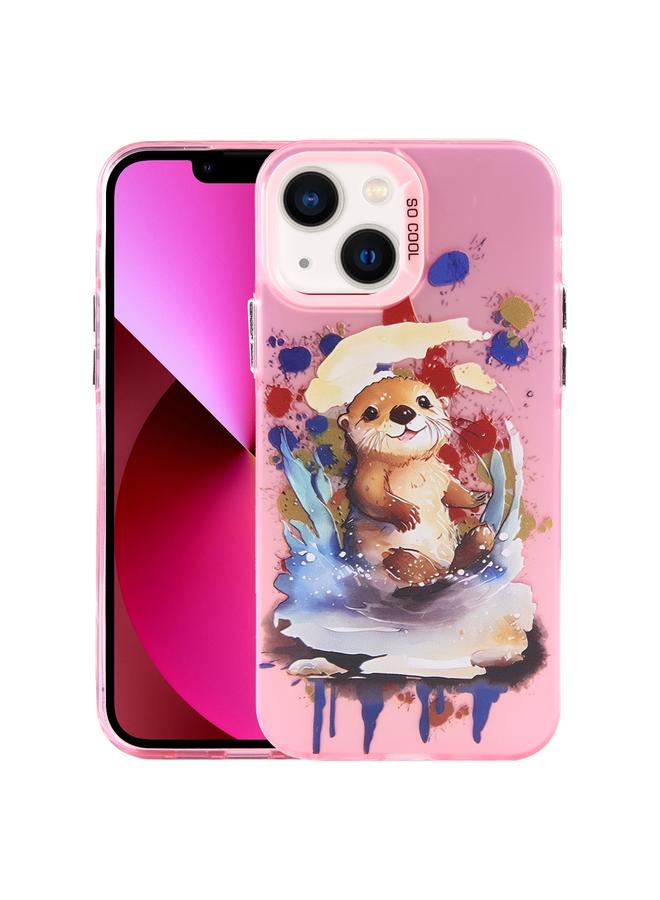 زبون جراب لهاتف iPhone 13 بنمط حيواني - Image 1