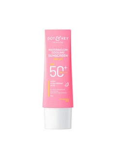 Dot & Key Dot & Key Watermelon Hyaluronic Cooling Sunscreen SPF 50 PA+++| for Oily, Normal & Combination Skin | Boosts Vitamin D Absorption | 50g…  - Image 1