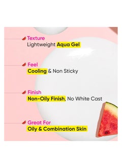 Dot & Key Dot & Key Watermelon Hyaluronic Cooling Sunscreen SPF 50 PA+++| for Oily, Normal & Combination Skin | Boosts Vitamin D Absorption | 50g…  - Image 2