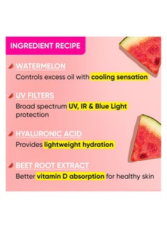 Dot & Key Dot & Key Watermelon Hyaluronic Cooling Sunscreen SPF 50 PA+++| for Oily, Normal & Combination Skin | Boosts Vitamin D Absorption | 50g…  - Image 5