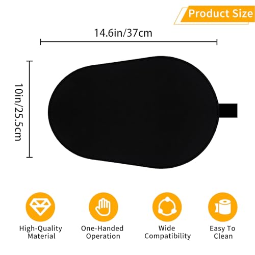 PQPO Mixer Sliding Mat Compatible with Kitchenaid 6/7/8 Quart Stand Mixer, Slider Mat Compatible with 5-8 Qt Bowl-Lift Stand Mixer Kitchenaid Mixer Accessories - Image 5