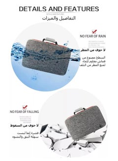 XICEN Storage Bag For PS5-Shockproof Hard Shell Bag- Luxury Waterproof Shoulder Bag For Playstation 5,Console & Accessories Storage Organizer (gray)  - Image 5
