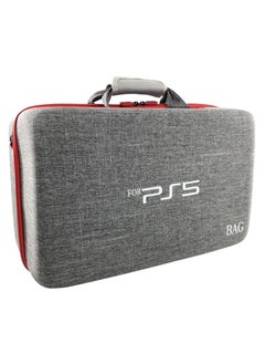 XICEN Storage Bag For PS5-Shockproof Hard Shell Bag- Luxury Waterproof Shoulder Bag For Playstation 5,Console & Accessories Storage Organizer (gray)  - Image 1