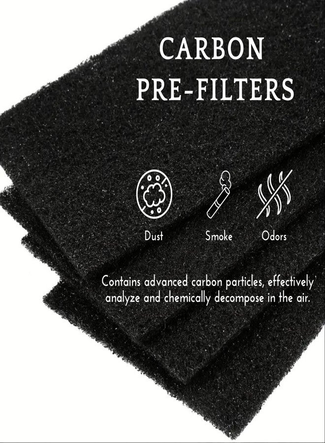 Nispira AER1 Filter Replacement Carbon Booster for Holmes AER1 Air Purifier HAPF30AT HAP242-NUC Removes Odor Smoke VOVs 9.5 x 4 x 0.25 Inches Pack of 8 - Image 5