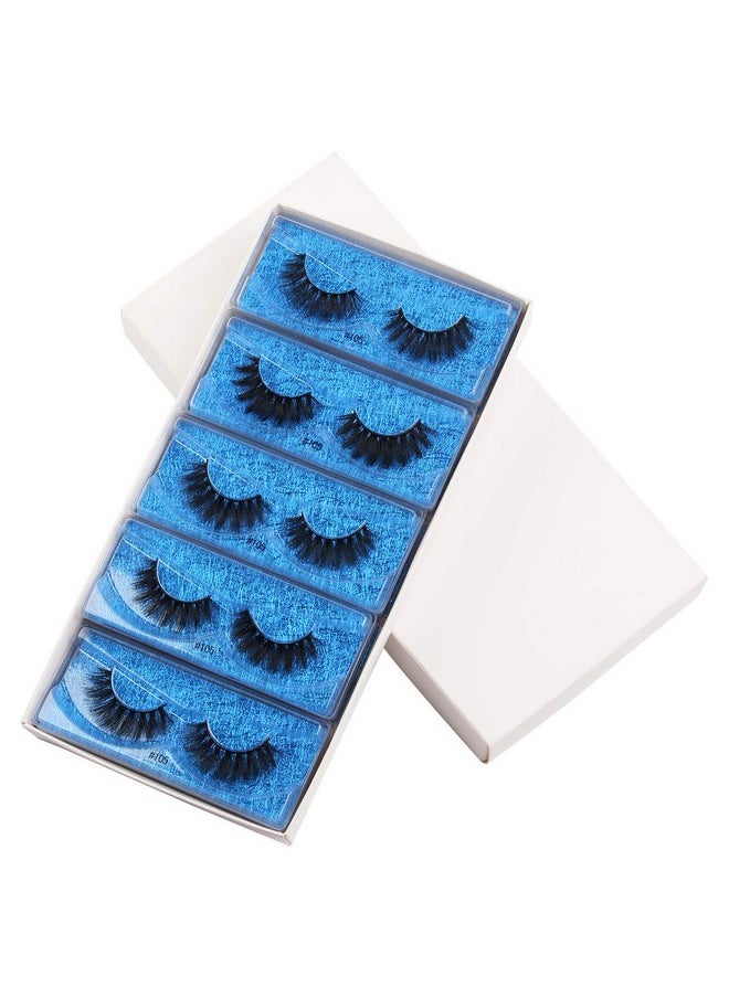 Vayator 10 Pairs Wholesale Fake Eyelashes Mink Eyelashes Mink Lashes Natural Dramatic Volume Eyelashes Extension False Eyelashes ( 103)  - Image 1