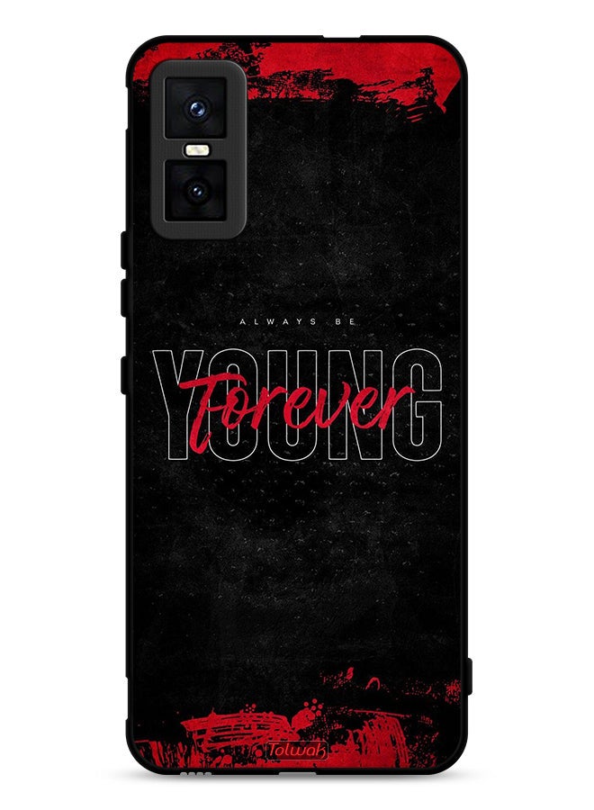 Tolwak Infinix GT 30 Pro Protective Case Cover Forever Young - Image 1