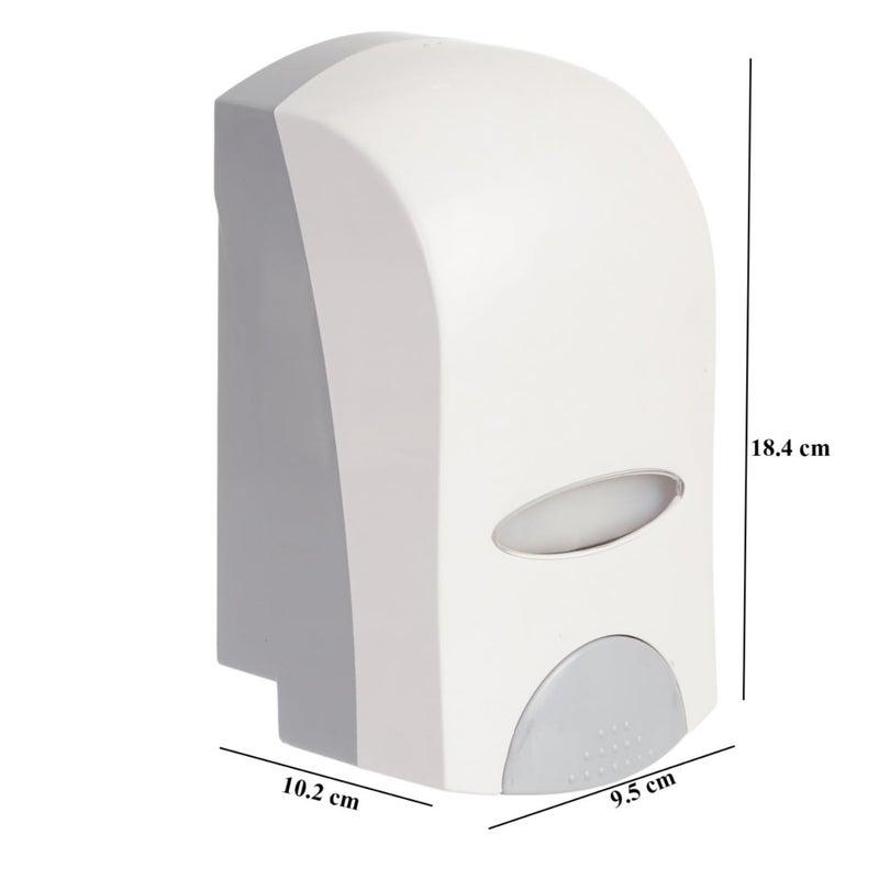 M.J. Jewellers Wall-Mounted Manual Soap Dispenser – Single Head Bathroom Liquid Soap & Lotion Dispenser Bottle – Durable Lotion Pump Bottle for Kitchens, Offices, and Hotels - Image 3