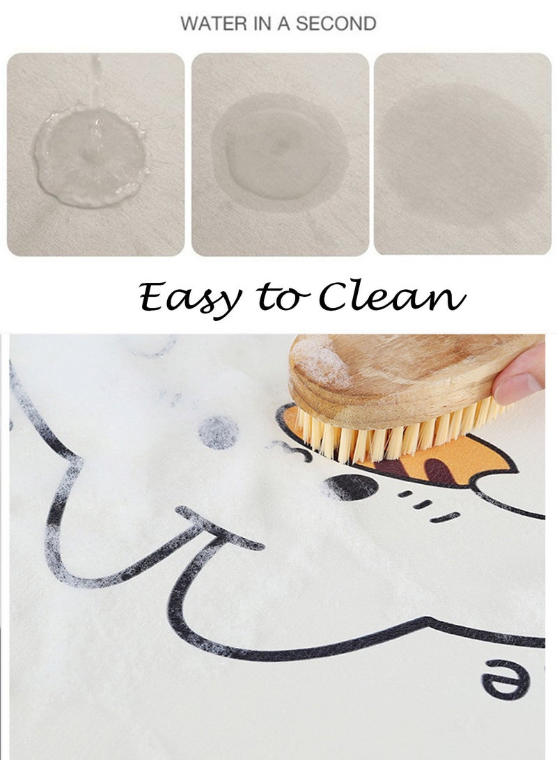 TDAO Coffee Mat Absorbent Drying Mat with Waterproof Rubber Backing 11.8 x 15.75 Coffee Bar Mat Hide Stain for Kitchen Counter Home Use - Image 4