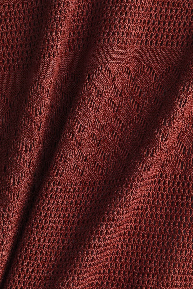 H&M Pointelle-knit maxi dress